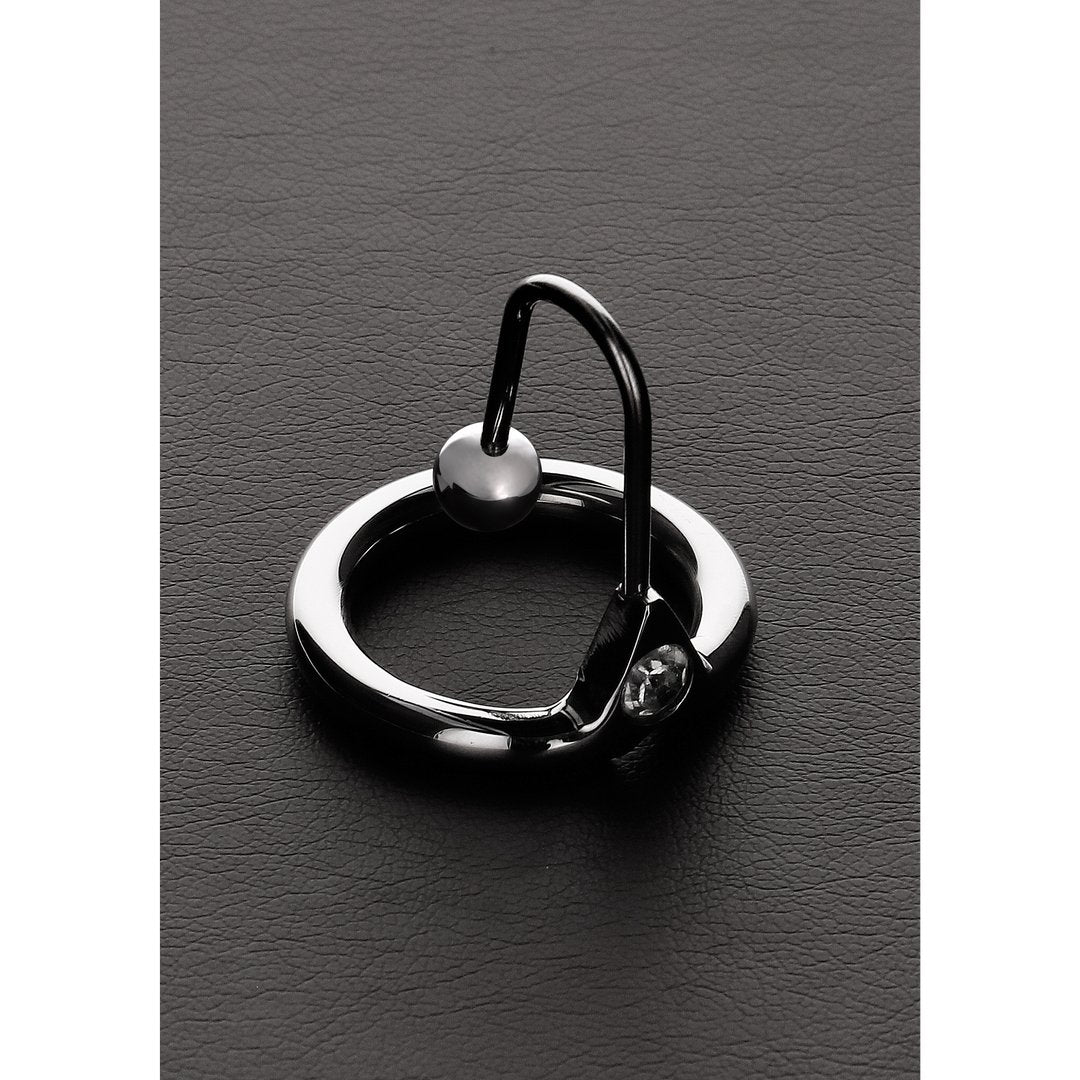 Lock N Load Glans Ring Cum Stopper - EroticToyzCockringenSteel by Shots