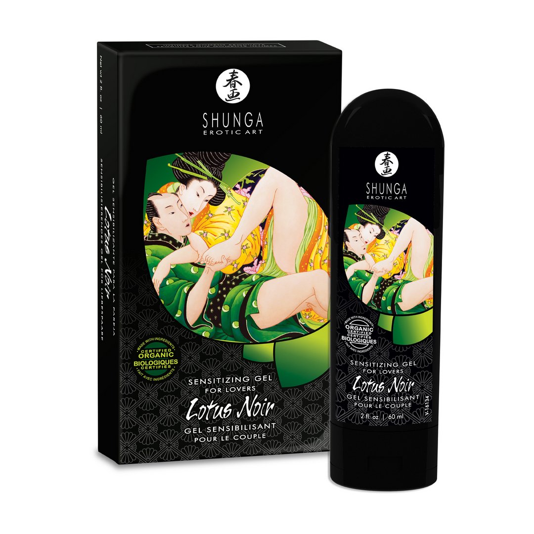 Lotus Noir Sensibiliserende Gel 60 ml - Zwart - EroticToyzStimulerende Lotions en GelsShunga