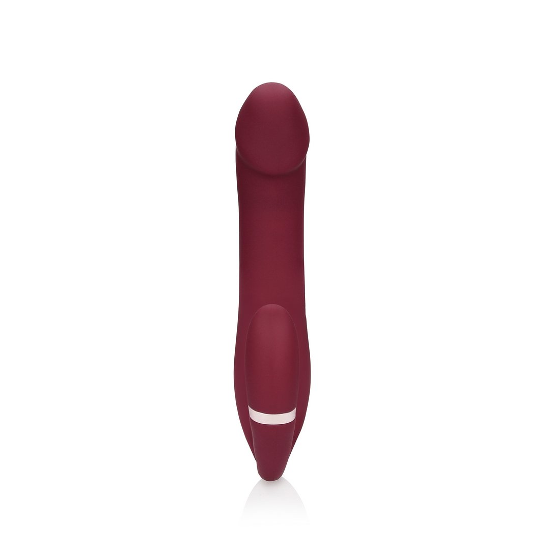 Loveline Buigbare Vibrerende Strapless Dildo - Paars - EroticToyzBuigbare VibratorsLoveline by Shots