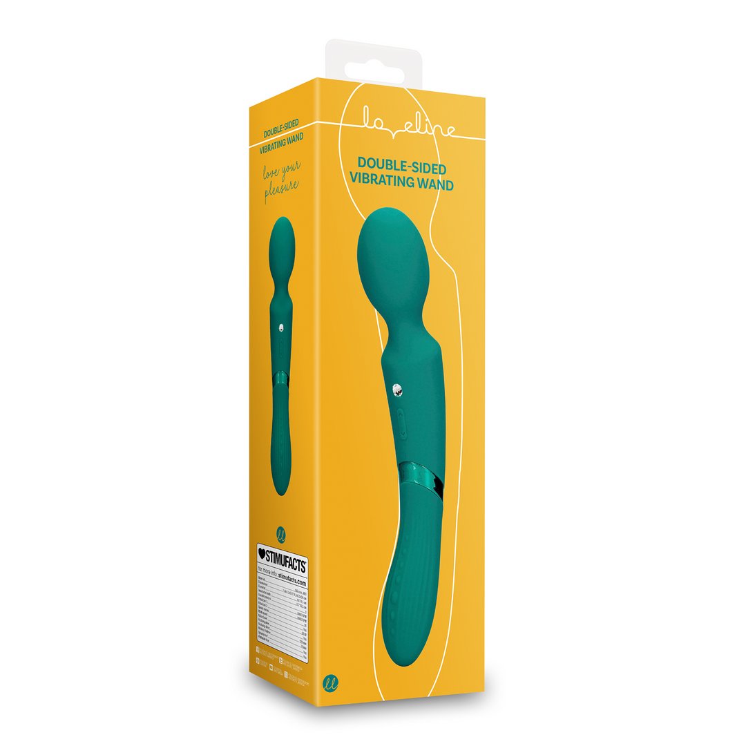 Loveline Dubbelzijdige Vibrator - Oplaadbaar - Paars - EroticToyzMassagetoestellen WandsLoveline by Shots