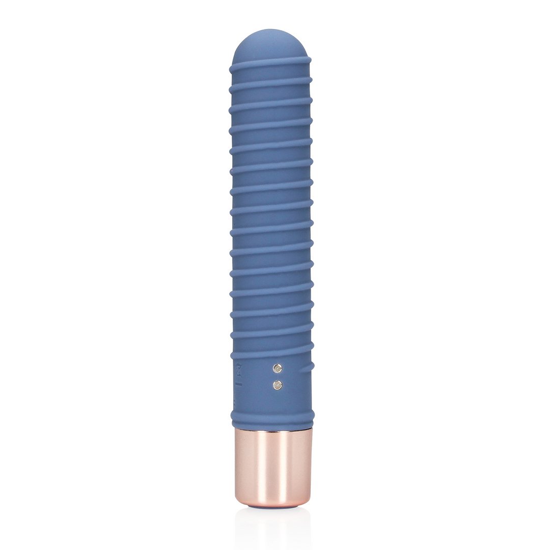 Loveline Geribbelde Mini Vibrator - Reisformaat Paars - EroticToyzKogel - en MinivibratorsLoveline by Shots