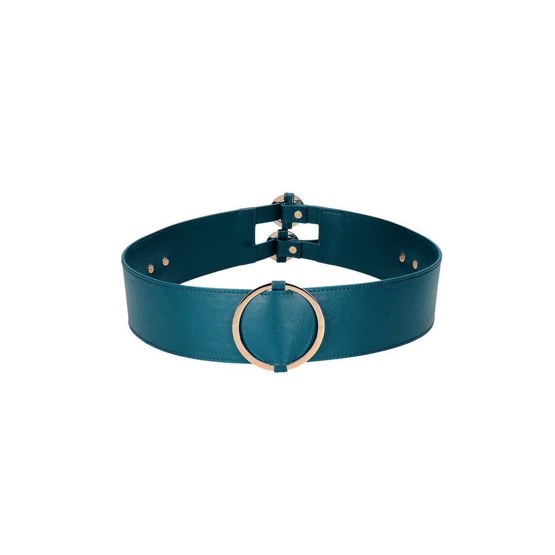 Luxe Tailleband met Bondage Ringen - XL - EroticToyzFetishkleding voor HaarOuch! by Shots