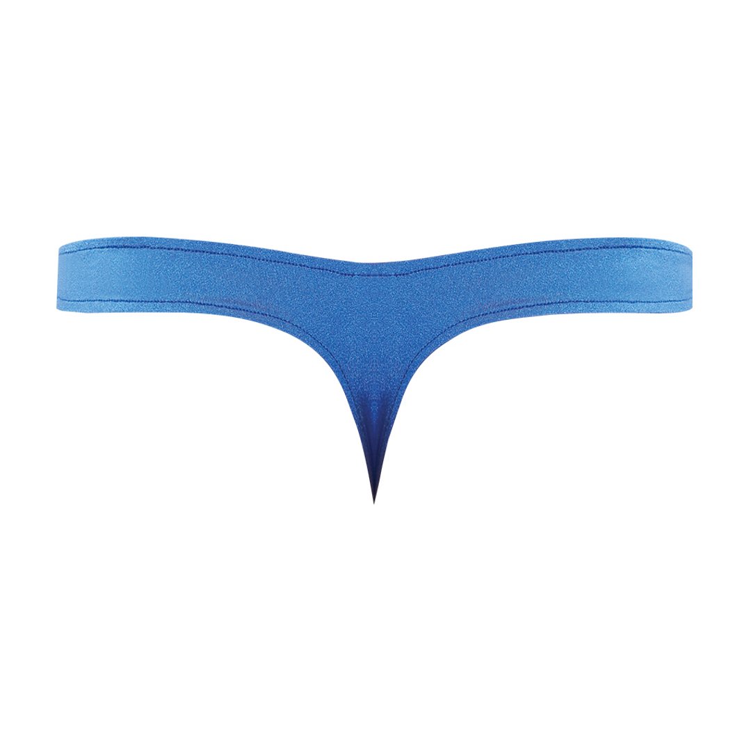 Male Power Satijnen Bong Thong - Royal Blue S/M - EroticToyzStringsMale Power