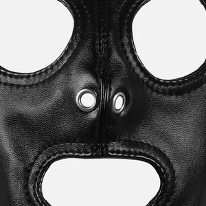 Mask with Blonde Ponytail - Black - EroticToyzProducten,Toys,Fetish,Maskers,Gezichtsmasker,,Ouch! by Shots