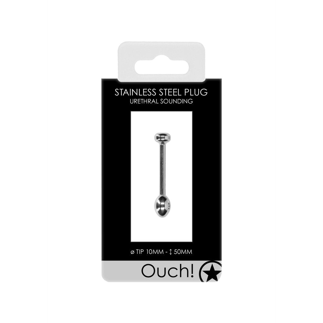 Metal Penis Plug - 10 mm - EroticToyzProducten,Toys,Toys voor Mannen,Urethrale Toys,Outlet,,MannelijkOuch! by Shots