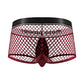 Mini Cock Ring Short - S - Burgundy - EroticToyzProducten,Lingerie,Lingerie voor Hem,Boxershorts,,MannelijkMale Power