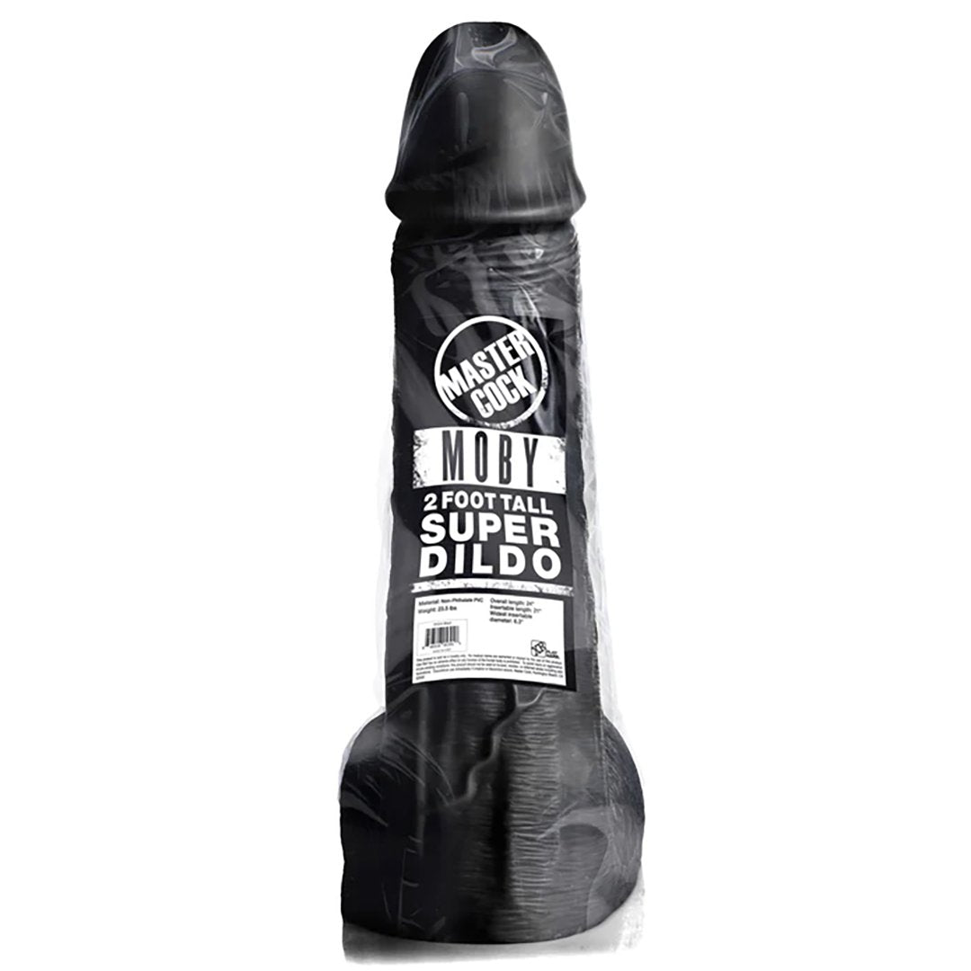 'Moby Super Dildo 60 cm - Zwart' - EroticToyzMaxi - Dildo'sXR Brands