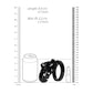 ManCage Chastity Cage Zwart - Pleasureplay Peniskooien en KuisheidsapparatenManCage by Shots