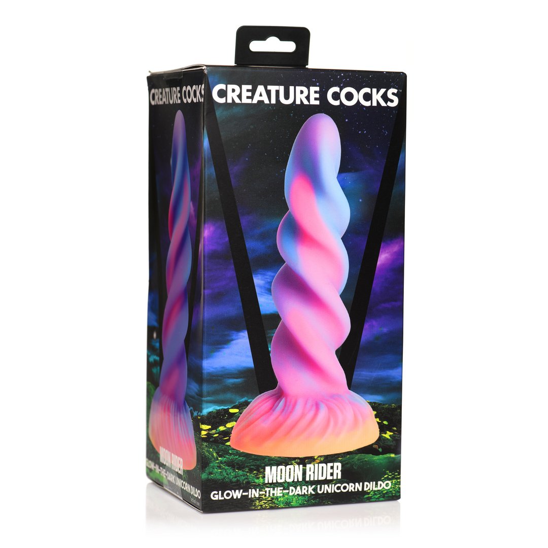 Moon Rider - Glow - in - the - Dark Unicorn Dildo - EroticToyzProducten,Toys,Dildos,Niet - Fallische Dildo's,Nieuwe Producten,,GeslachtsneutraalXR Brands