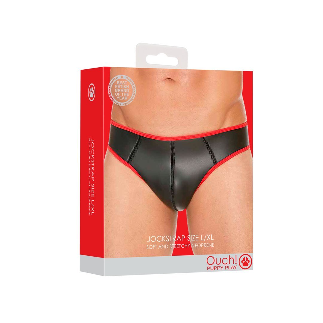 Neopreen Jockstrap - Comfortabele Pasvorm - XL - EroticToyzProducten,Lingerie,Lingerie voor Hem,Jocks,,MannelijkOuch! by Shots