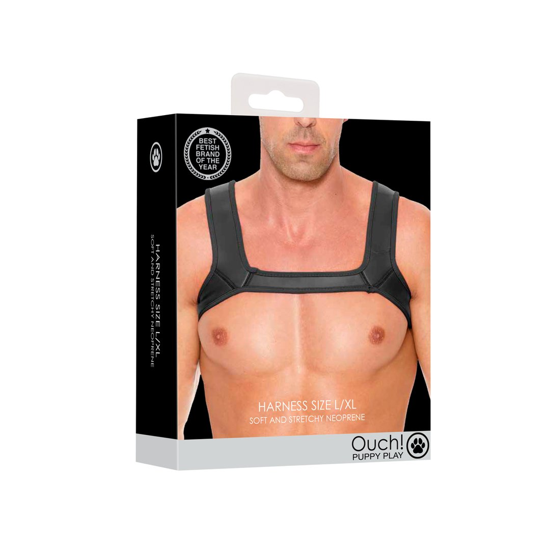 Neoprene Harness - XL - EroticToyzProducten,Toys,Fetish,Harnassen,,GeslachtsneutraalOuch! by Shots