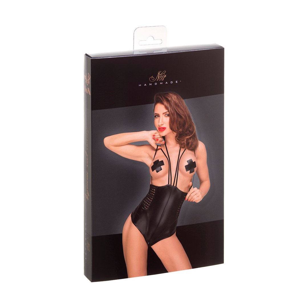 Noir Handmade Wetlook Body Met Multistraps - Zwart - EroticToyzSuper SaleNoir Handmade - Decadence