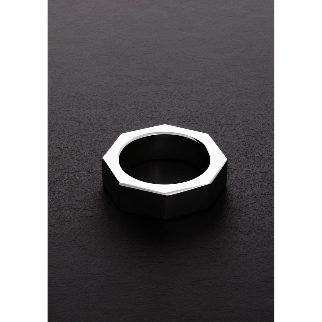 NUT Cockring - Roestvrij Staal - 15 x 6 x 50 mm - EroticToyzProducten,Toys,Toys voor Mannen,Cockringen,,MannelijkSteel by Shots