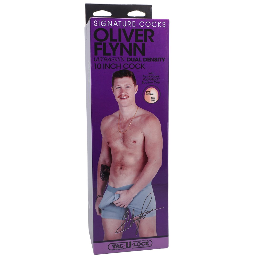 Oliver Flynn - 25 cm ULTRASKYN Dildo - Vanille - EroticToyzProducten,Toys,Dildos,Realistische Dildo's,Binnenkort Verwacht,,GeslachtsneutraalDoc Johnson