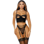 Ontdek - Lingerie Set XL - Verleidelijke Luxe - EroticToyzProducten,Lingerie,Lingerie voor Haar,3 - Delige Set,Outlet,,VrouwelijkForplay