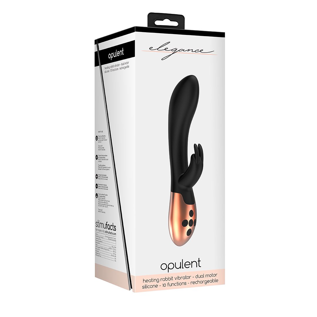 Opulent - Verwarmende G - spot Rabbit Vibrator - EroticToyzProducten,Toys,Vibrators,Rabbit Vibrators,Verwarmende Vibrators,,VrouwelijkElegance by Shots