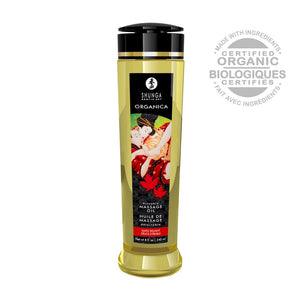 Organica Massage Olie Maple Delight 240 ml - Eetbaar en Natuurlijke Ingrediënten - EroticToyzMassage OliënShunga