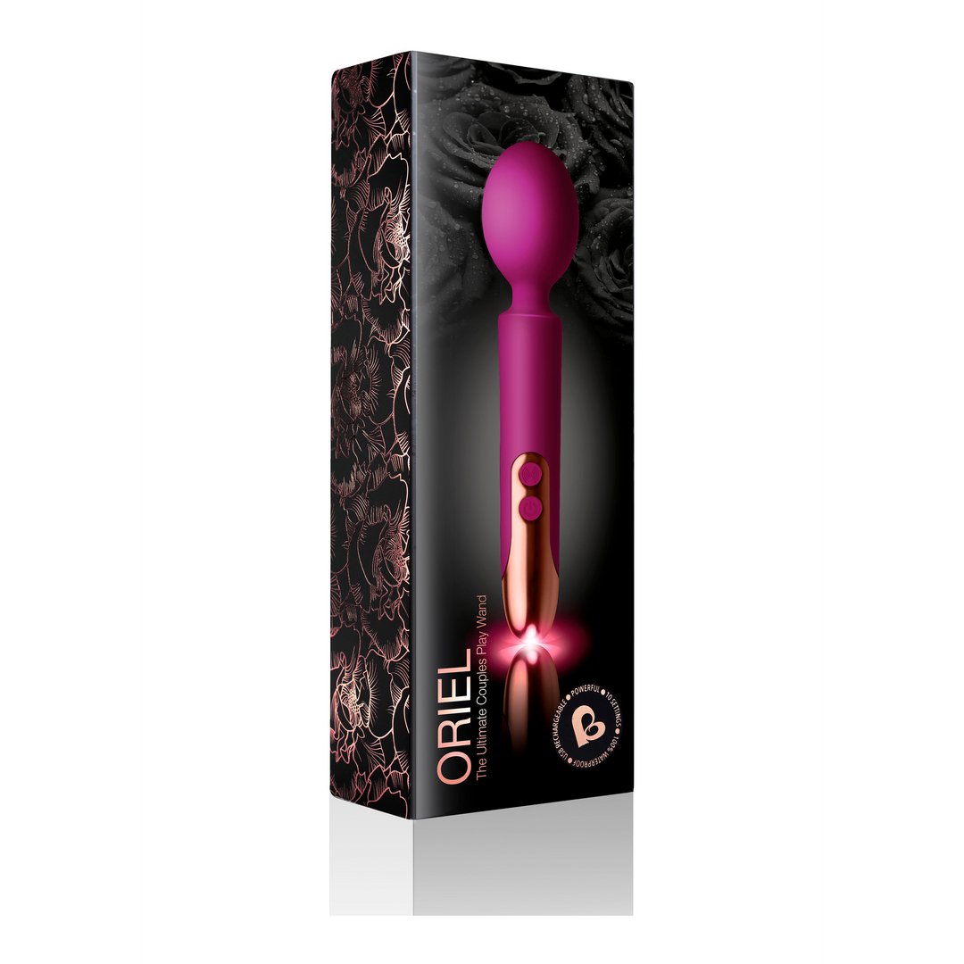 Oriel - Oplaadbare Massagestaaf voor Diepe Trillingen en Sensueel Plezier - EroticToyzProducten,Toys,Vibrators,Massagetoestellen Wands,,MannelijkRocks - Off