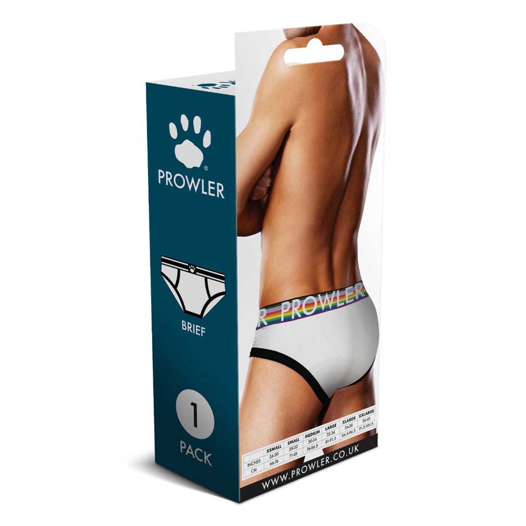 Oversized Paw Slip - M - Wit - EroticToyzProducten,Lingerie,Lingerie voor Hem,Briefs,,MannelijkProwler