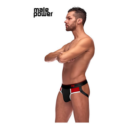 Panel Jockstrap - XL - Rood - EroticToyzProducten,Lingerie,Lingerie voor Hem,Jocks,,MannelijkMale Power