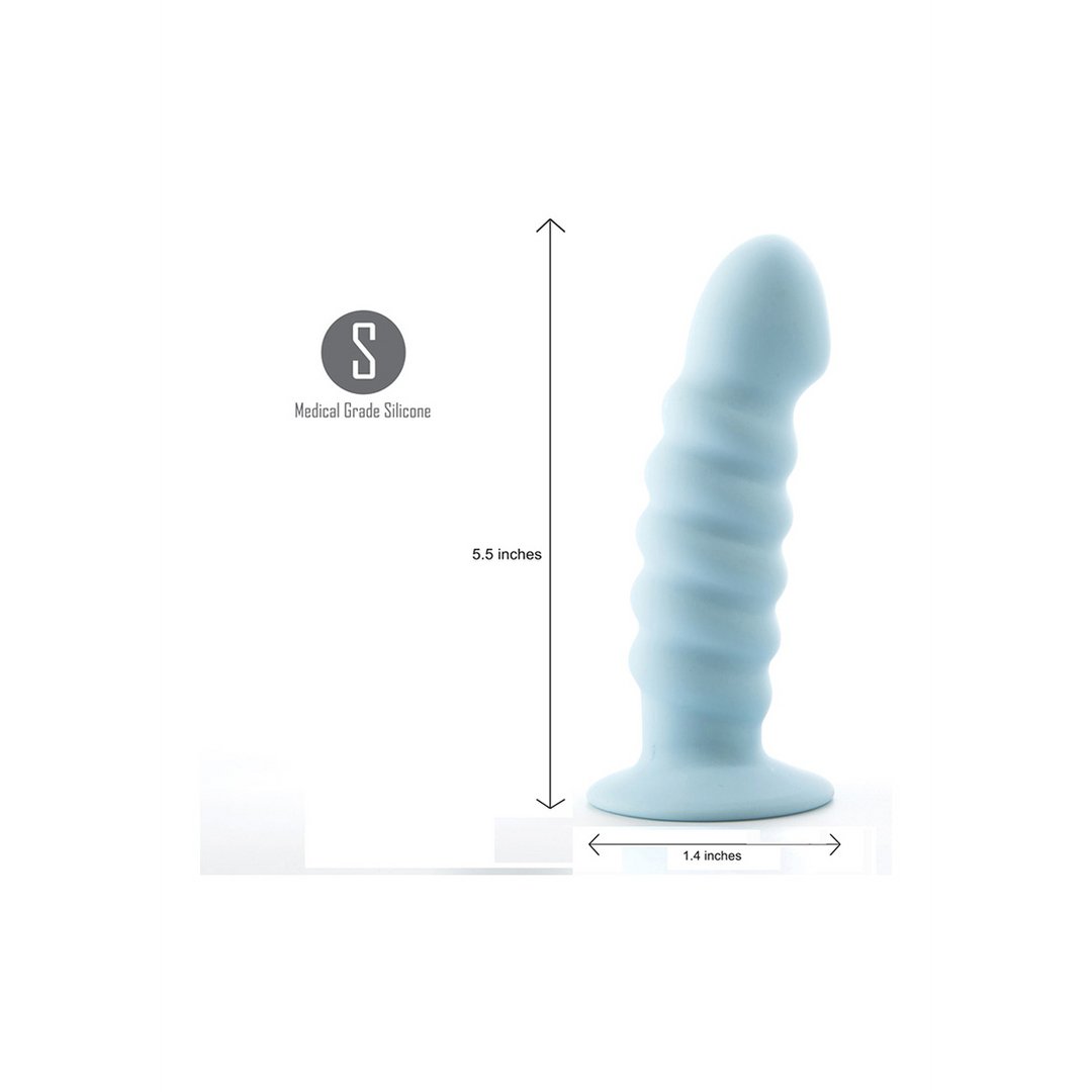 'Paris Silicone Dildo Met Zuignap 15 cm - Pastel Blauw' - EroticToyzKlassieke Dildo'sMaiatoys