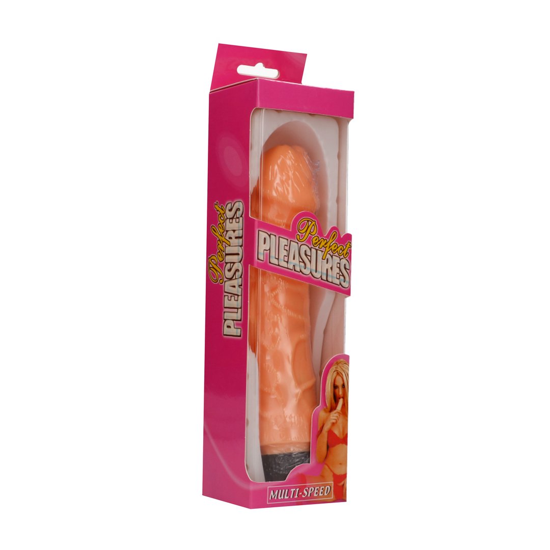 Perfect Pleasure Realistische Multispeed Vibrator 22 cm - Huidkleurig - EroticToyzRealistische VibratorsSeven Creations