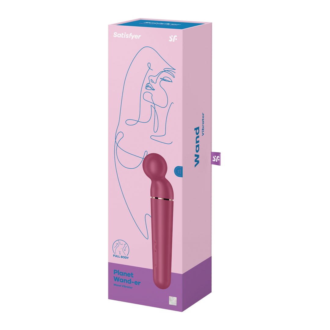 Planeet Wand - er - Berry en Roségoud Wand Vibrator - EroticToyzProducten,Toys,Vibrators,Massagetoestellen Wands,,GeslachtsneutraalSatisfyer