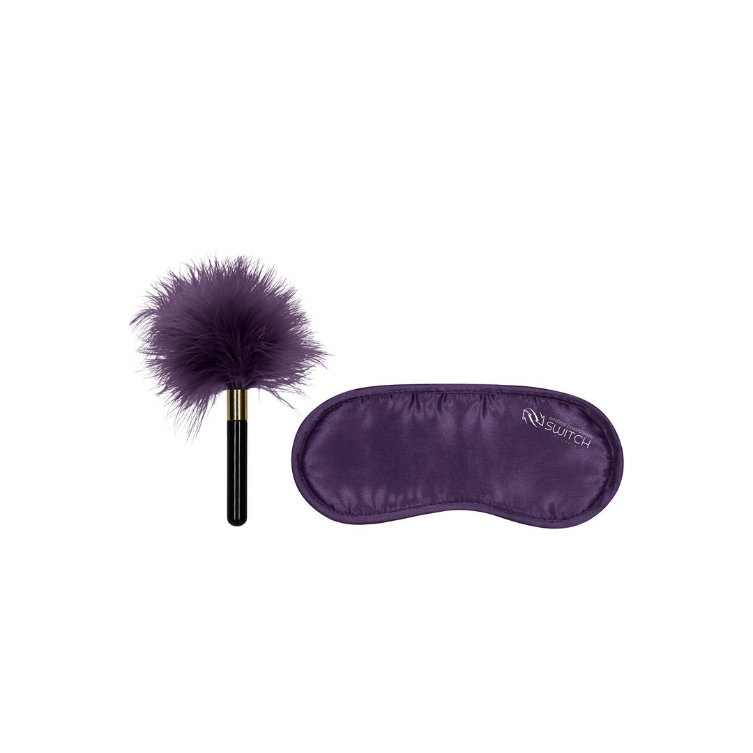 'Pleasure Kit #4 Vibrator Set met Verwisselbare Opzetstukken - Zwart' - EroticToyzToy SetsSwitch by Shots