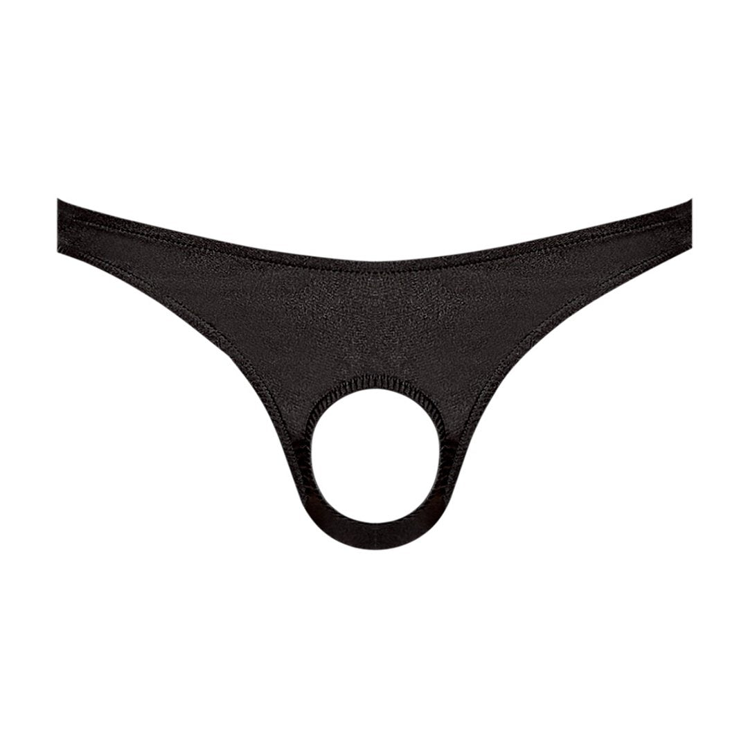 Pouchless Brief - Eén Maat - Zwart - EroticToyzProducten,Lingerie,Lingerie voor Hem,Briefs,,MannelijkMale Power