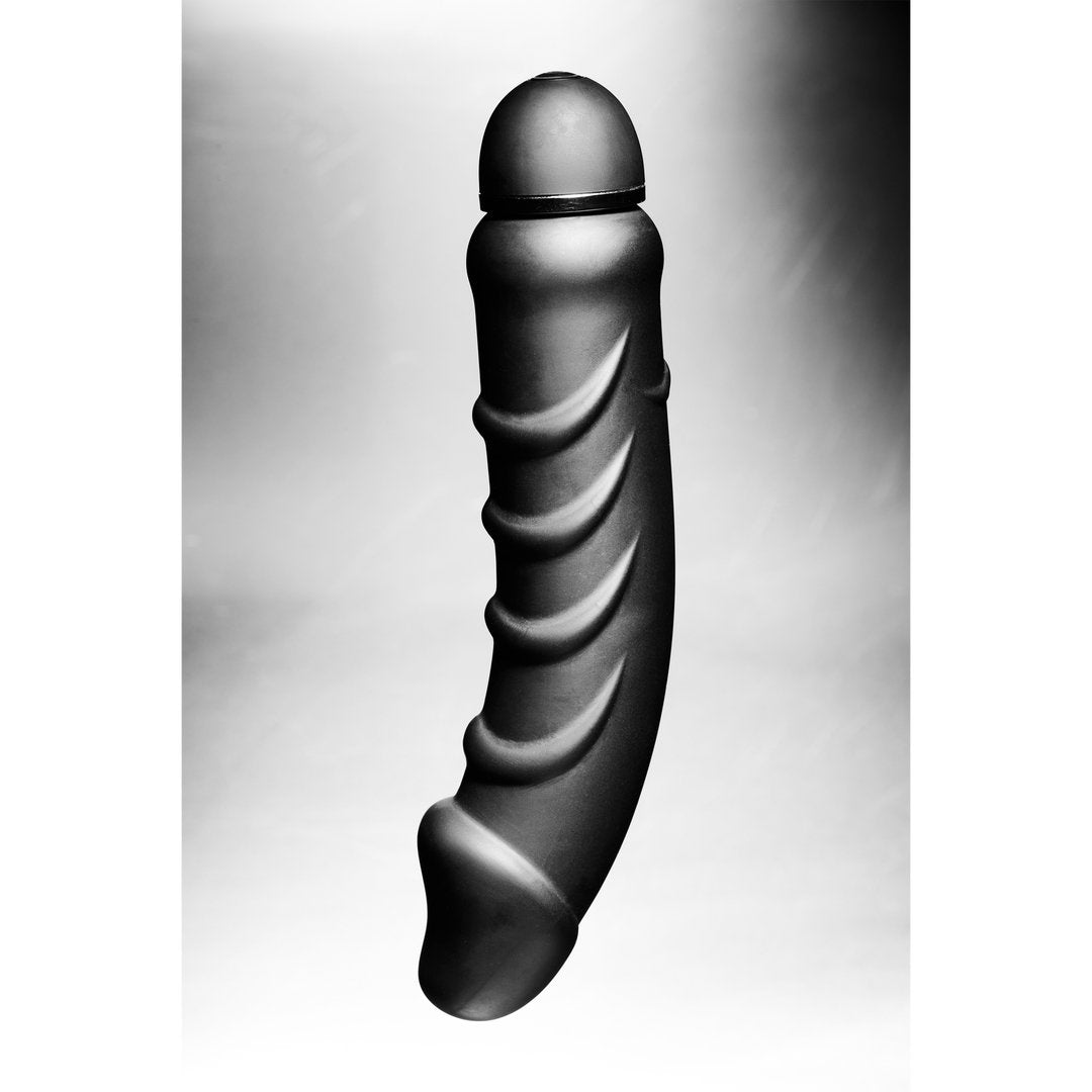 'Premium Silicone Vibrator Met 5 Snelheden - Zwart' - EroticToyzRealistische VibratorsXR Brands