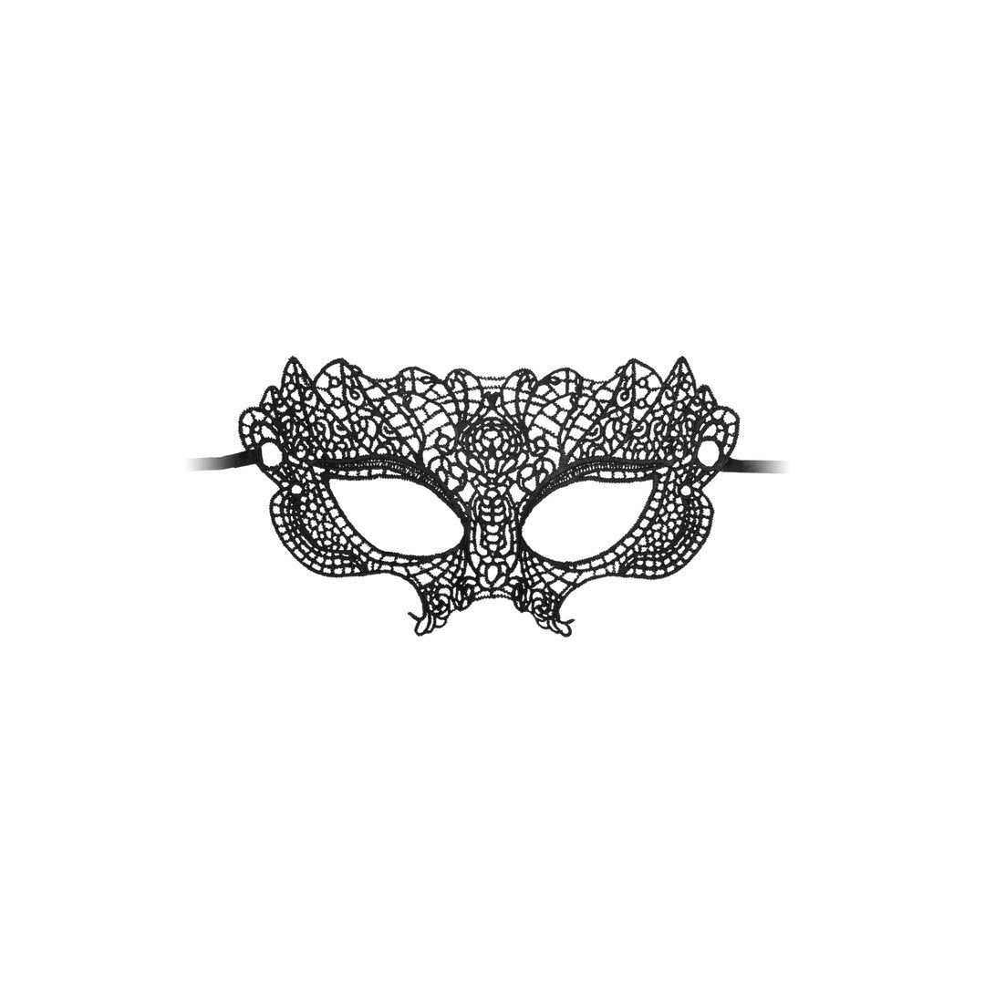 Princess - Zwart Kant Masker voor Elegantie en Mysterie - EroticToyzProducten,Toys,Fetish,Maskers,Oogmasker,,Ouch! by Shots