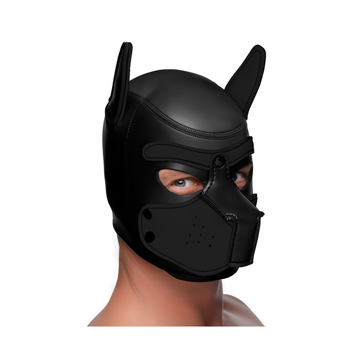 Puppy Masker - Zwart Neopreen - EroticToyzFetish MaskerXR Brands