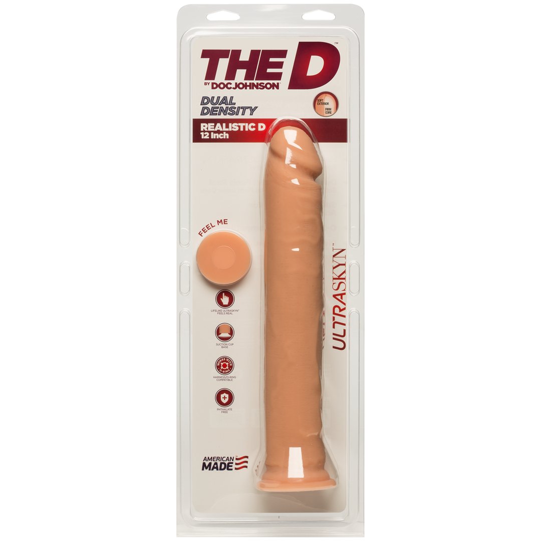 Realistische Dildo - 30 cm met Zuignapbasis - EroticToyzProducten,Toys,Dildos,Realistische Dildo's,,GeslachtsneutraalDoc Johnson