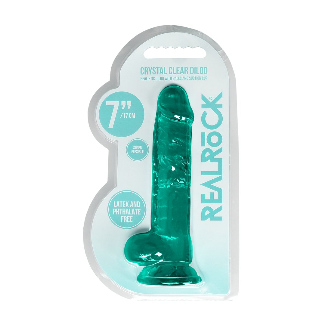 Realistische Dildo met Ballen - 19 cm - Met Zuignap - EroticToyzProducten,Toys,Dildos,Realistische Dildo's,,GeslachtsneutraalRealRock by Shots