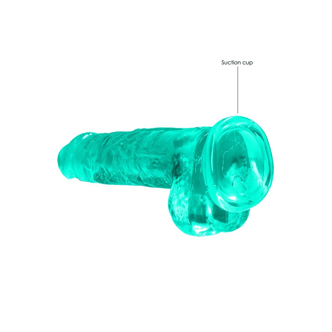 Realistische Dildo met Ballen - 21 cm - Met Zuignap en Levensechte Ervaring - EroticToyzProducten,Toys,Dildos,Realistische Dildo's,,GeslachtsneutraalRealRock by Shots