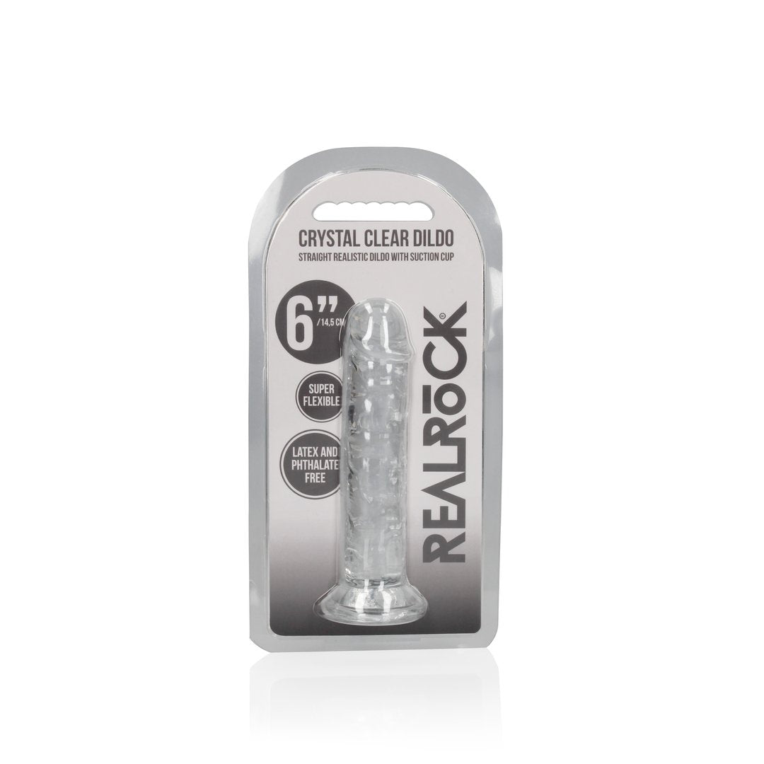 'Realistische Dildo Met Zuignap 14,5 cm - Transparant' - EroticToyzRealistische Dildo'sRealRock by Shots