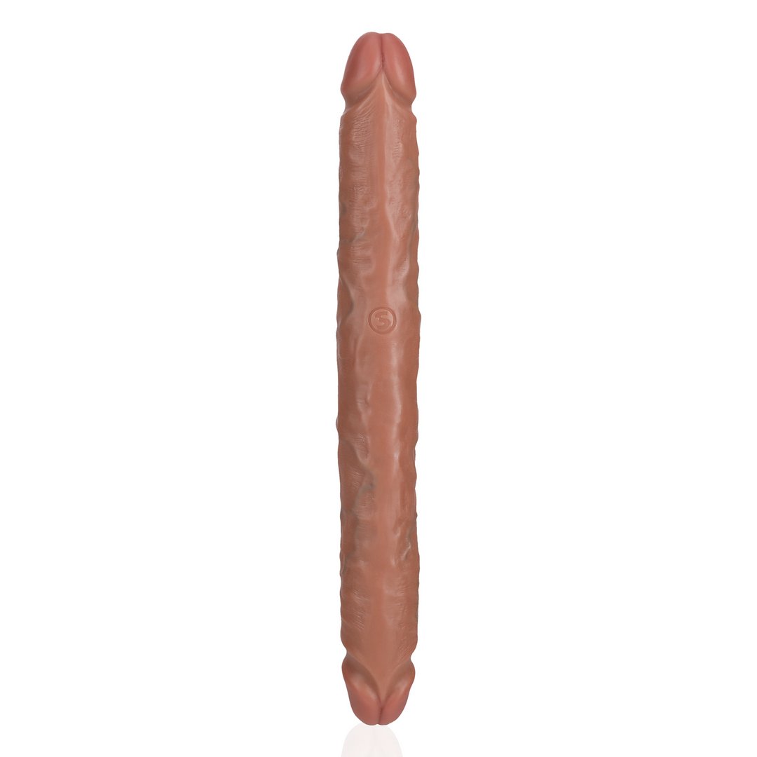 'Realistische Dubbele Dildo 30,5 cm - Bruin' - EroticToyzDubbele Dildo'sRealRock by Shots