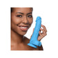 Siliconen Dildo Met Ballen - 18 cm - Pleasureplay Realistische Dildo'sCurve Toys