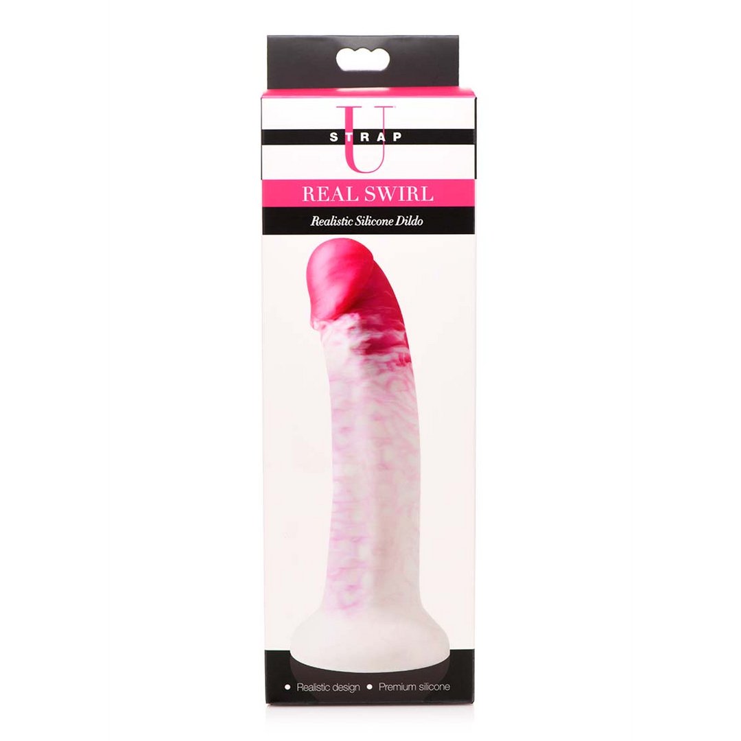 Realistische Swirl - Realistische Siliconen Dildo - EroticToyzProducten,Toys,Dildos,Voorbinddildo's,Voorbinddildo's,Outlet,,GeslachtsneutraalXR Brands