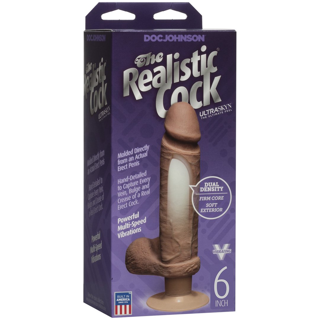 Realistische Vibrerende ULTRASKYN Dildo met Zuignap - 15 cm - EroticToyzRealistische VibratorsDoc Johnson