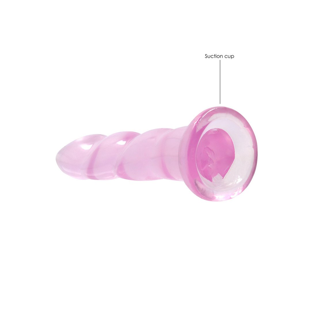 REALROCK Crystal Clear Dildo met Zuignap - 17 cm Transparant - EroticToyzRealistische Dildo'sRealRock by Shots