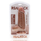 RealRock Dildo Extra Dik met Ballen 20,3 cm - Tan - EroticToyzRealistische Dildo'sRealRock by Shots