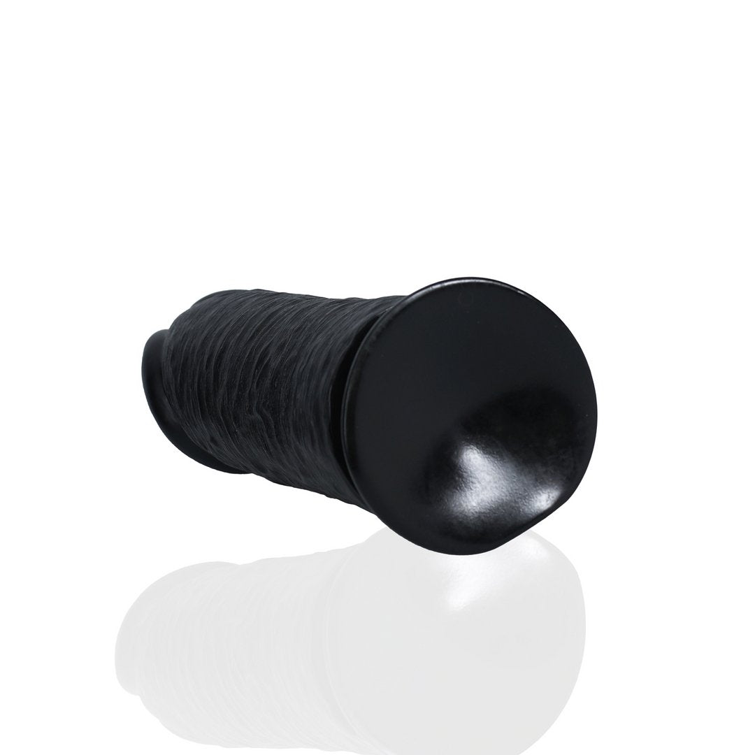 RealRock Dildo Extra Dikke Rechte 25,4 cm - Zwart - EroticToyzRealistische Dildo'sRealRock by Shots