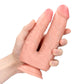 RealRock Dubbele Dildo 12,7/15,2 cm - Huidkleur - EroticToyzDubbele Dildo'sRealRock by Shots