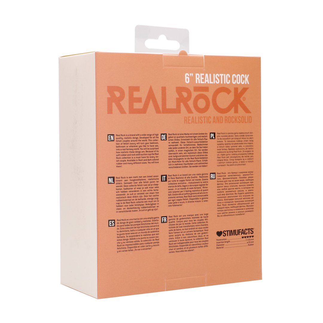 RealRock Realistische Dildo - 15 cm - EroticToyzProducten,Toys,Dildos,Realistische Dildo's,,GeslachtsneutraalRealRock by Shots