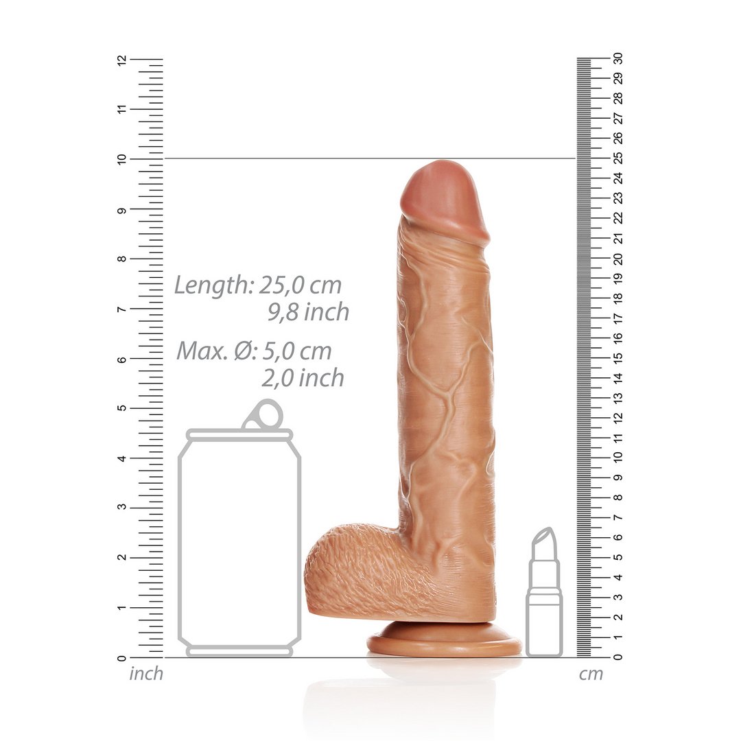 RealRock Realistische Dildo met Ballen en Zuignap - 23 cm - EroticToyzProducten,Toys,Dildos,Realistische Dildo's,,GeslachtsneutraalRealRock by Shots