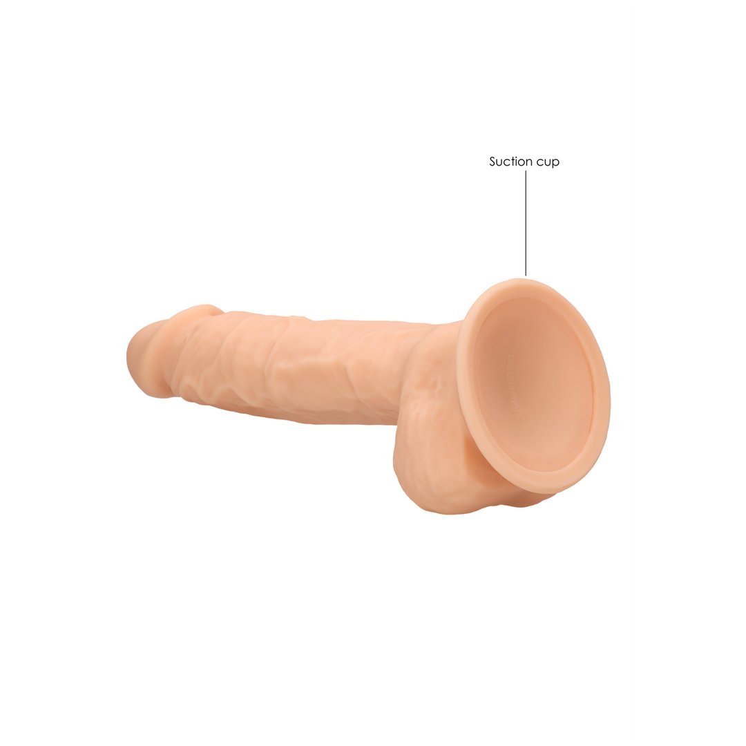 RealRock Silicone Dildo met Ballen - 23 cm Realistische Look en Feel - EroticToyzProducten,Toys,Dildos,Realistische Dildo's,,GeslachtsneutraalRealRock by Shots