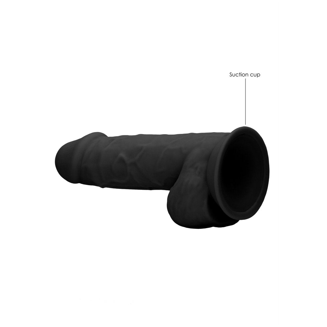 RealRock Silicone Dildo met Realistische Ballen - 21,6 cm - EroticToyzProducten,Toys,Dildos,Realistische Dildo's,,GeslachtsneutraalRealRock by Shots