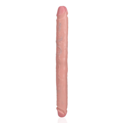 RealRock Slank Dubbelzijdige Dildo 35,6 cm - Vleeskleurig - EroticToyzDubbele Dildo'sRealRock by Shots