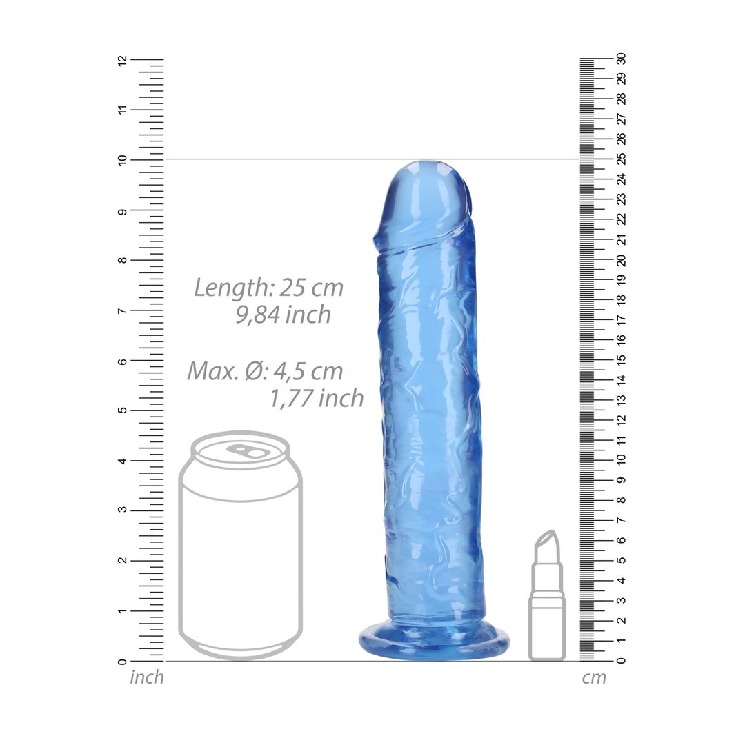 Rechte Realistische Dildo met Zuignap - 23 cm - EroticToyzProducten,Toys,Dildos,Realistische Dildo's,,RealRock by Shots